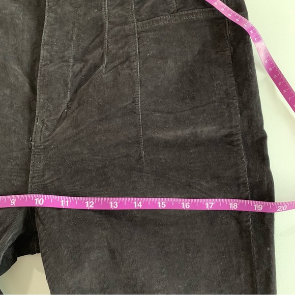 NEW Free People Jayde Corduroy High Rise Flare Black Pants 30 - Picture 14 of 16